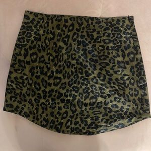 Zara Skirt with leopard print